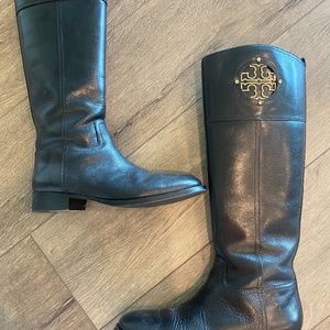 Tory Burch Leather Riding Boots!